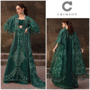 Crimson Emerald Green Formal Suit
