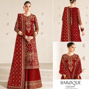 Baroque Maroon Formal Suit