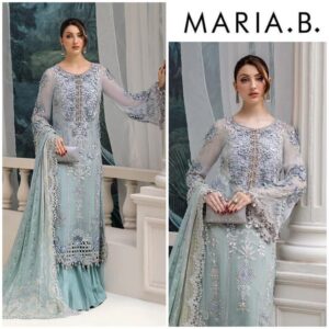 Maria B. Mint Blue Formal Suit