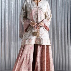 Ethnic Vanilla Ice Luxury Stitched Suit