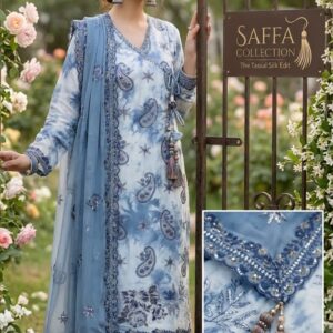 Saffa Collection Tassal Silk Edit 3-Piece Suit