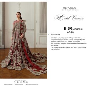 Republic Womenswear Bridal Couture - E-59 Amarilla (AC-08)