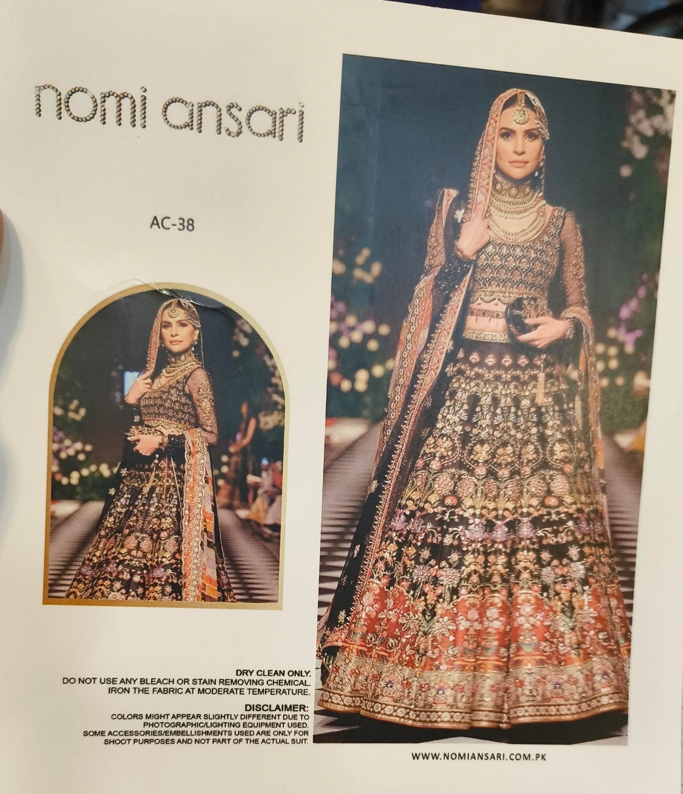 Nomi Ansari Luxury Bridal Lehnga - AC-38